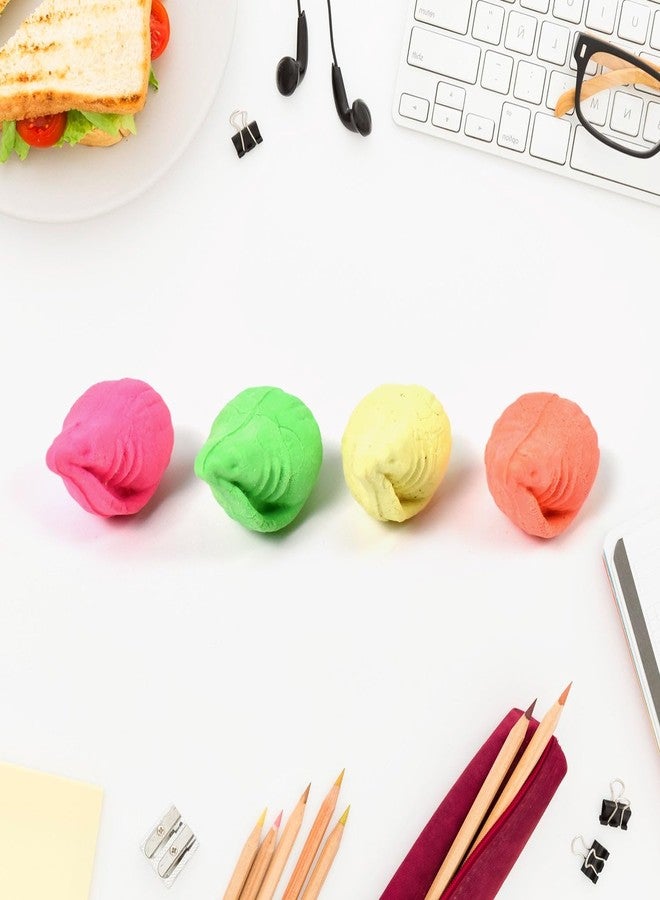 Garth Shankh Shape Eraser Rubber (1 Pc/Mix Colour & Design) - Image 2